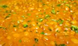Pinto Beans and Chick Peas in Curry Sauce